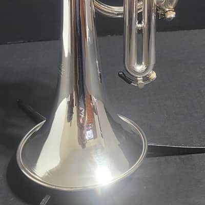 KANSTUL CUSTOM CLASS 3 VALVE SOPRANO G BUGLE , Mouthpiece & Case - Silver plated image 21