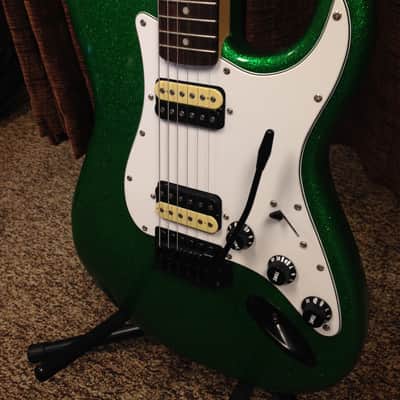 Fender Squier FSR Affinity Stratocaster 2016 Candy Green Sparkle