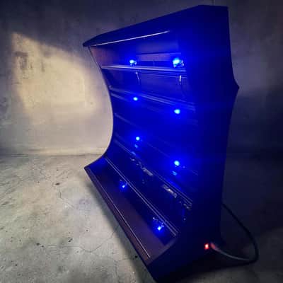 20U / 168hp Eurorack case MARIZILLA • Dark Oak • Powered image 7