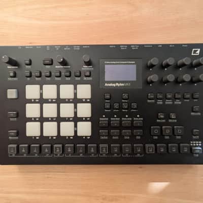 Elektron Analog Rytm MkII 2020 - Black w/ Decksaver + Case image 11