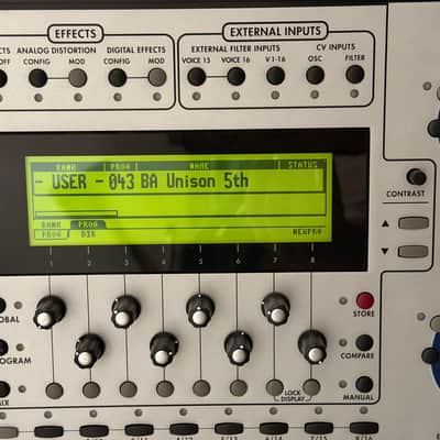 Alesis A6 Andromeda 61-Key Polyphonic Analog Synthesizer 2000s - Black/Silver