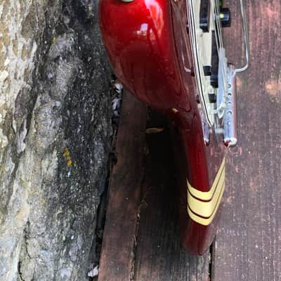 1973 Fender Mustang Competition Candy Apple Red image 6