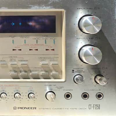 Pioneer CT-F1250 3-Head Stereo Cassette Deck, Professionally Serviced & Tested image 10