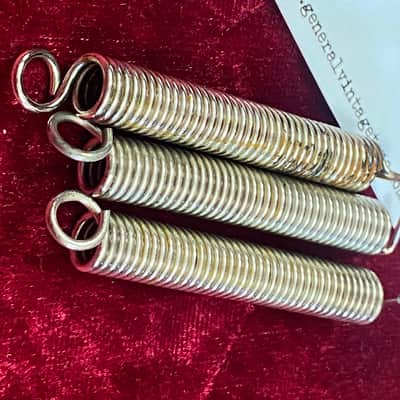 General Vintage Tone Vintage Tremolo Springs Pre CBS type GVT lower tensión custom made Aged image 3