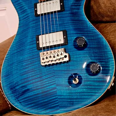 PRS (Mint)  Custom 22 Artist Grade 🎨  2007 - Blue Mateo image 7