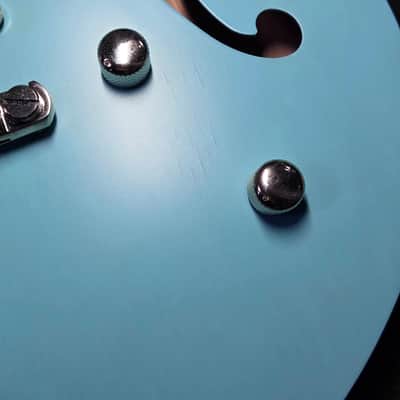 Godin Montreal Premiere HT - Laguna Blue w/Deluxe Gigbag (B-Stock finish) image 14