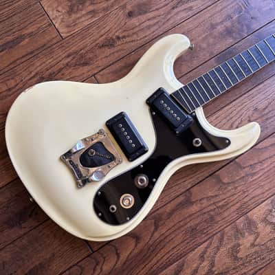 Mosrite Japan The Ventures Electric Guitar White MIJ image 1