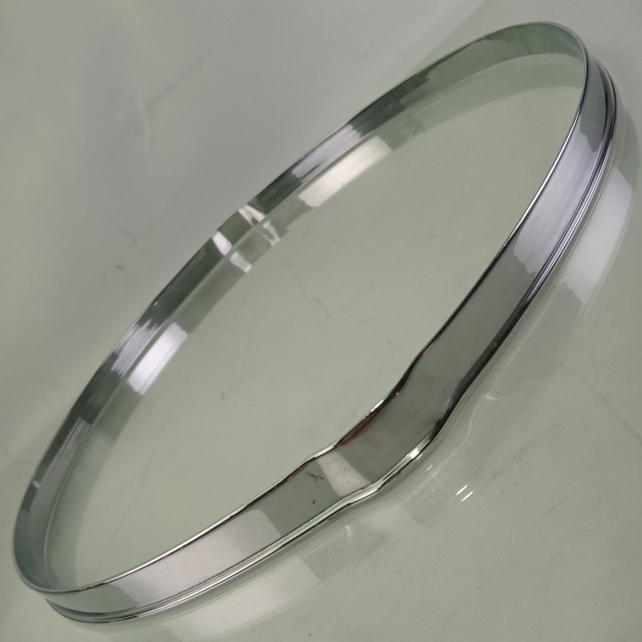 Leedy&Ludwig 14" Single-Flange Snare Drum Resonant Rim/Hoop Chrome-Brass Student — main photograph