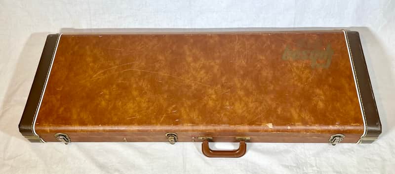 RARE USA GIBSON M-III Miii M3 M-3 ALL AMERICAN RECTANGULAR HARD SHELL TOLEX GUITAR CASE L@@K image 1