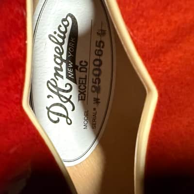 D'Angelico Excel DC Amaretto Burst With Free Gig Bag image 11
