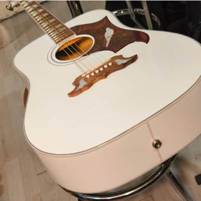 Epiphone Dove Pro Limited Edition - White image 16