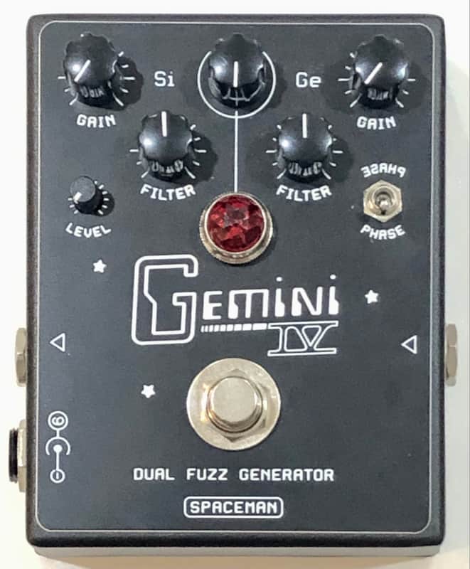 Spaceman Gemini IV Dual Fuzz Generator Black with Box, Manual | Reverb