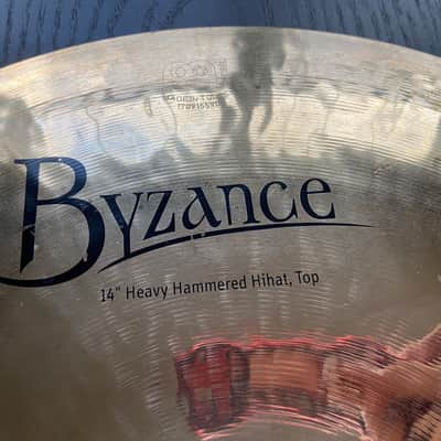 Meinl 14" Byzance Heavy Hammered Hi-Hat Cymbals (Pair) image 3