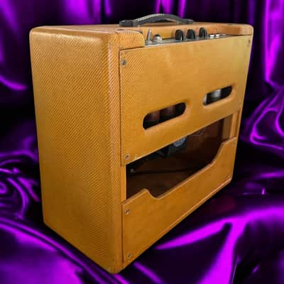 Fender Deluxe 5C3 Wide Panel 10-Watt 1x12" Guitar Combo (1953-1955) - Tweed image 4