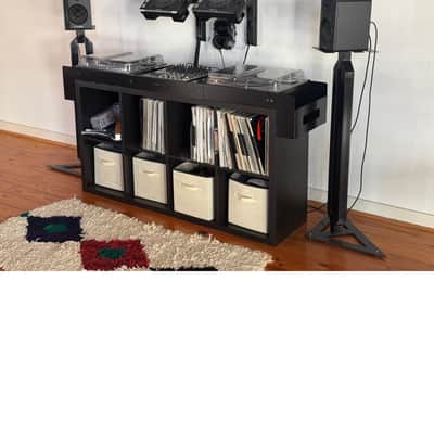 Apache DJ Console for Ikea Kallax W/ Headphone mounts and Storage Pockets image 2