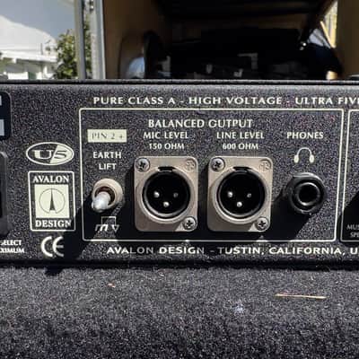 Avalon U5 Anniversary Edition Direct Box / Instrument Preamp 2010s - Black image 2
