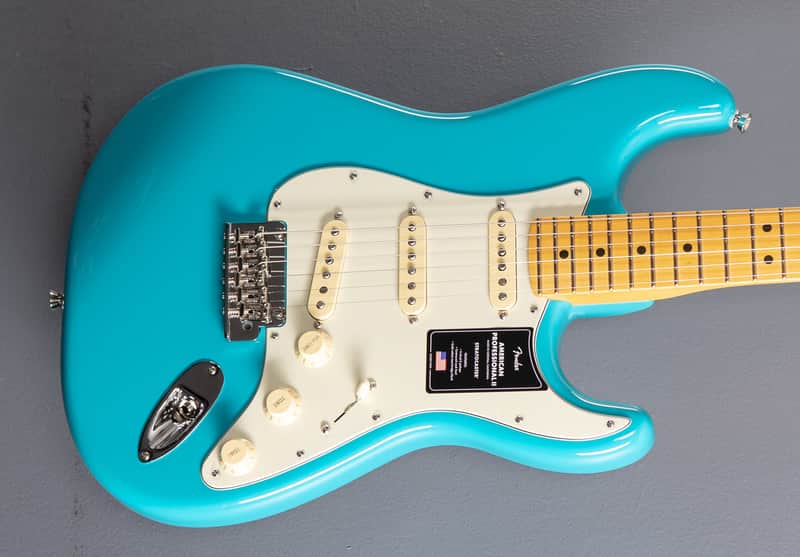 Fender American Professional II Stratocaster – Miami Blue w/Maple image 1