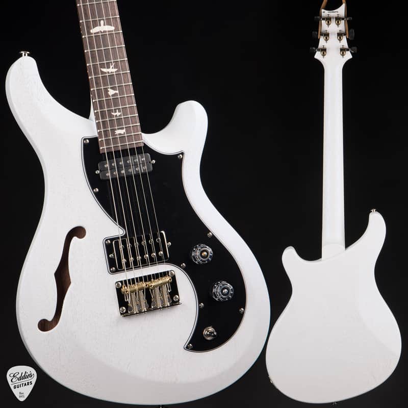 PRS S2 Vela Semi Hollow Satin - Pearl White image 1
