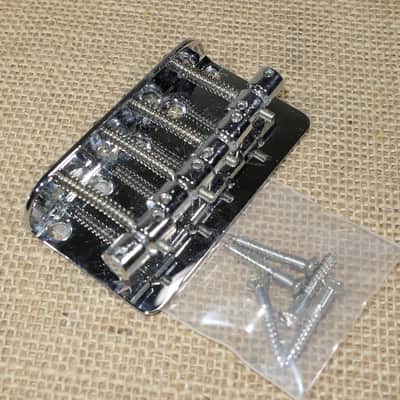 Bridge Chrome, Genuine 2018 Squier Classic Vibe 70s Jazz Bass - Same Day Shipping #DK02 image 2