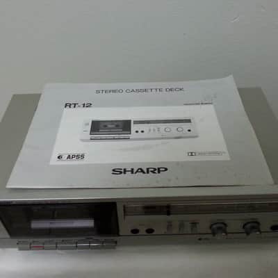 Vintage Sharp RT-12 Stereo Cassette Deck/Very Good Working Condition image 8