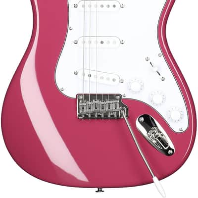 2022 PRS SE Silver Sky Electric Guitar - Dragon Fruit image 3