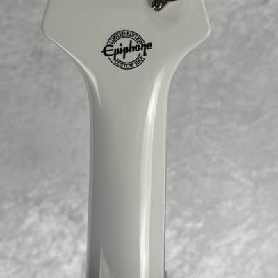 Epiphone Wilshire Custom Shop LTD guitar w/ Bigsby in white finish image 12