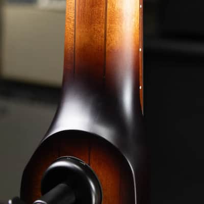 Ibanez Bass Workshop UB804 4-String Electric Upright Bass - Mahogany Oil Burst with Gig Bag image 13
