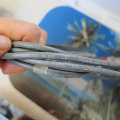 Vintage Straight Wire LSI Linear Series Stereo 1 Meter Interconnects, USA, Ex Sound/Performance/Design 1980s - Gray image 2
