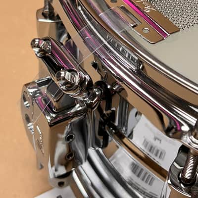 Pearl Sensitone Heritage Steel Snare Drum 14"x5.5" – Chrome (Brand New in Box) image 10