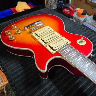 2002 Epiphone Ace Frehley Signature Les Paul 1997 - 2006 - Heritage Cherry Sunburst image 16