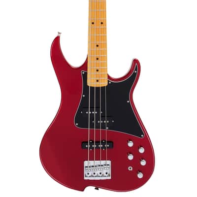 Vola Guitars ZVA 4 string bass - Candy Apple Red CLEARANCE SALE image 3
