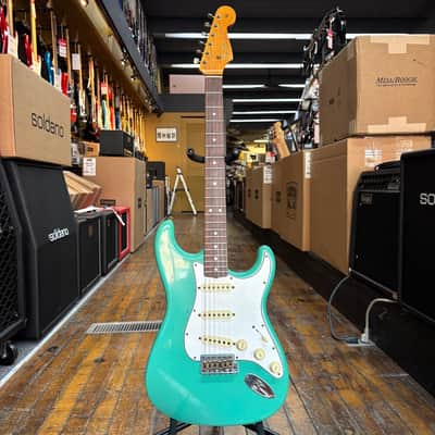 Fender Custom Shop Limited L-Series 1964 Stratocaster Journeyman Relic Aged Sea Foam Green w/Hard Case image 4