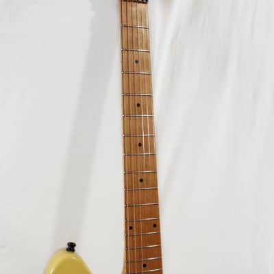 Late 90's Peavey Wolfgang Special Electric Guitar w/ Floyd Rose & D-Tuna in Yellow (Originally Ivory) image 4