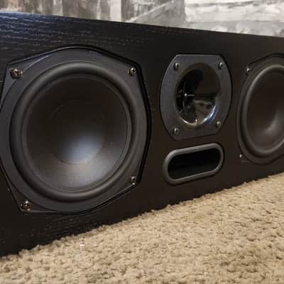 Klipsch Klipsch KV-2 Center Channel Speaker Black Satin 1993 - Black Satin wood image 3
