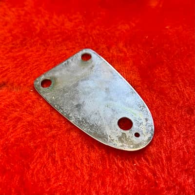 Fender Jazz Bass neck plate 1977 Chrome telecaster Tele j original vintage USA image 2