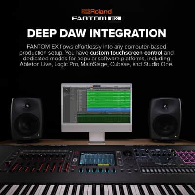 Mint Roland FANTOM 8 EX Synthesizer | Top-Tier FANTOM with 88 Synth-Action Keys | Updated & Enhanced with the Latest Technology | Advanced Sound Engines | Over 7000 Onboard Sounds | Deep DAW Integration image 2