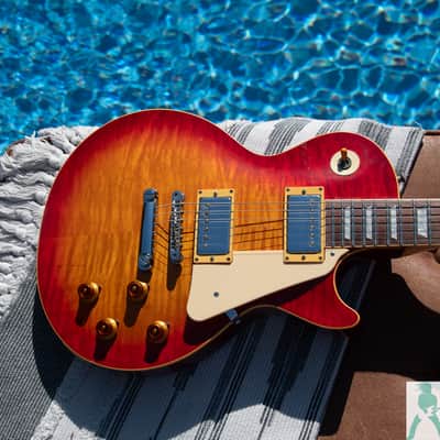 1983 Tokai Love Rock LS-100 - Heritage Cherry Sunburst -'59 Les Paul Standard Copy - Premium Vintage Japan - Pro Set Up w Perfect Frets/Action/Intonation! image 9