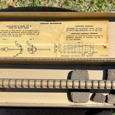 Electro-Voice 642 Cardiline Dynamic Shotgun Microphone 1960s - Nickel image 5