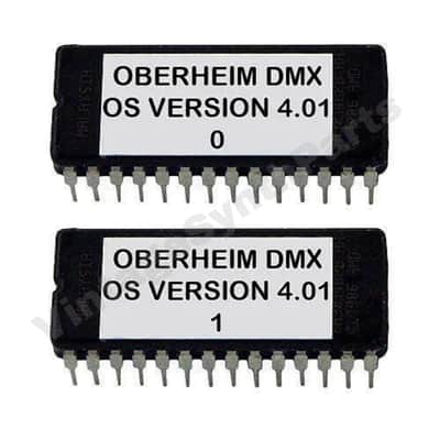 Oberheim DMX Version 4.01 firmware OS update Eprom Rom for factory midi units