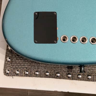 Fender Roscoe Beck Artist Series Signature Bass V 2004 - Teal Green Metallic image 15