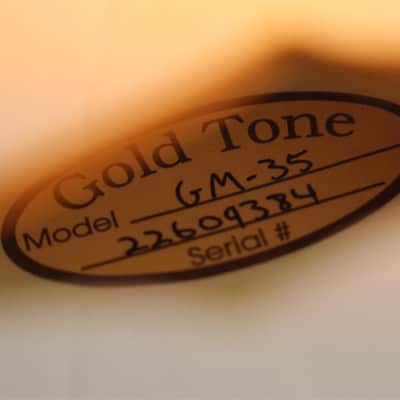 DEMO Gold Tone GM-35 - Tobacco Sunburst (384) image 7