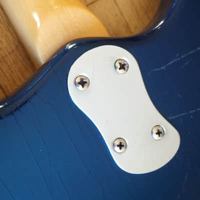 1966 Mosrite Ventures Model Bass Vintage Mark I Ink Blue 100% Original w/ohsc image 17