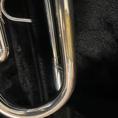 Sonare TRC-800 silver C trumpet with case great shape image 9