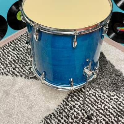 Pearl Export Select 16x16 Floor Tom — Teal Mist — Late 1990s image 6