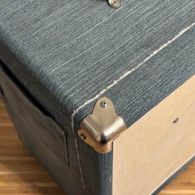 BOUTIQUE one-of-a-kind blue jeans 2x10" Combo Cabinet with Fender V1030 Speakers L@@K ! image 9