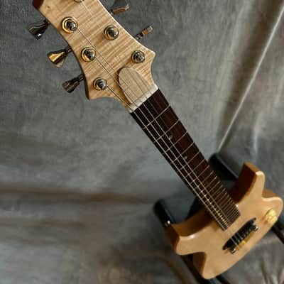 96 art Solid Body Set Neck Doublecut Jr Mahogany and Maple Guitar - Custom Handmade image 8
