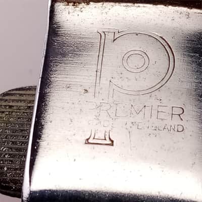 Premier Clamp-On Bass Drum Mount Vintage 50-60s Spur/Leg Cymbal Rod L-Arm Holder image 3