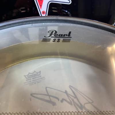 Steve Ferrone's Tom Petty and The Heartbreakers, Pearl - 3.5x14" Brass Free Floating Piccolo Snare Drum 1990's image 21