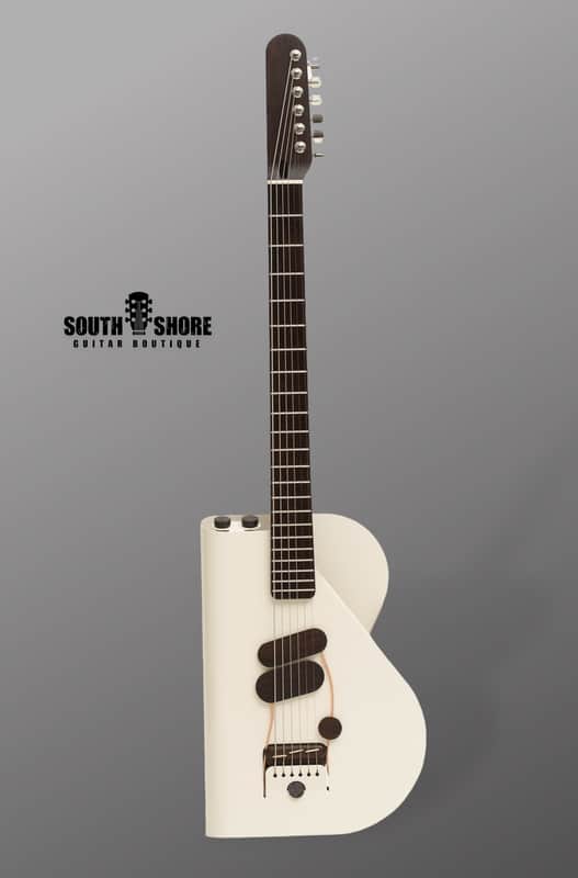 Verso Orbit Baritone - 2024 - Oyster White - Sheet Metal Body w/ freely adjustable Magnetic Pickups SC1 Neck & HB2 Bridge - NEW. (Authorized Dealer) image 1