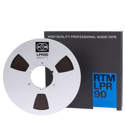 Recording The Masters LPR90 (Long Play Version of SM900 1/4" Audio Tape)-1/4″ x 3608′ on 10.5″ NAB Metal Reel in Hinged Box image 1